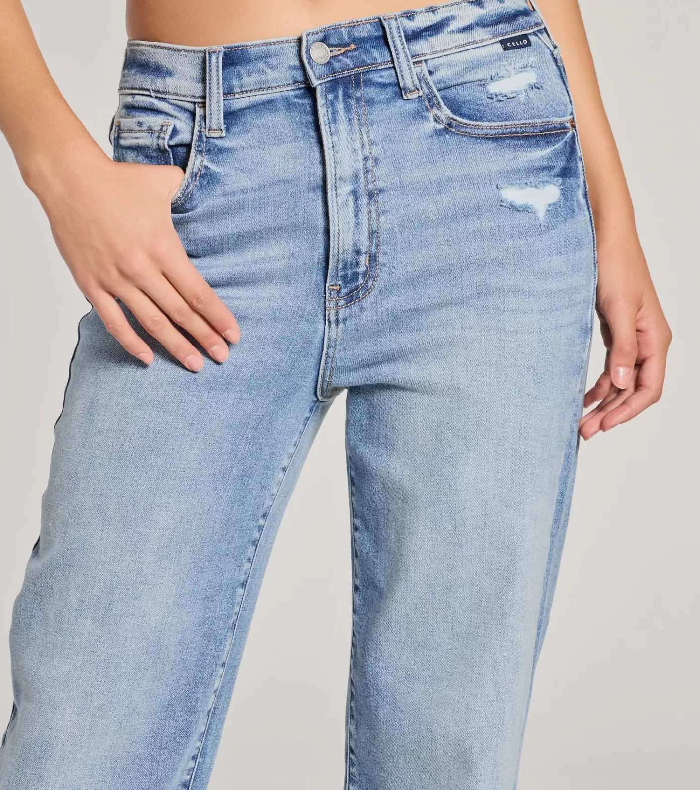 Windsor Basic Vibes High-Rise Straight-Leg Denim Jeans MEDIUMDENIM Best