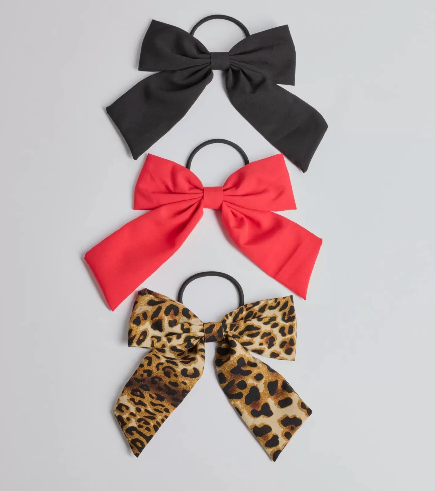 Windsor Bow Hair Tie Three Piece Set MULTI Shop