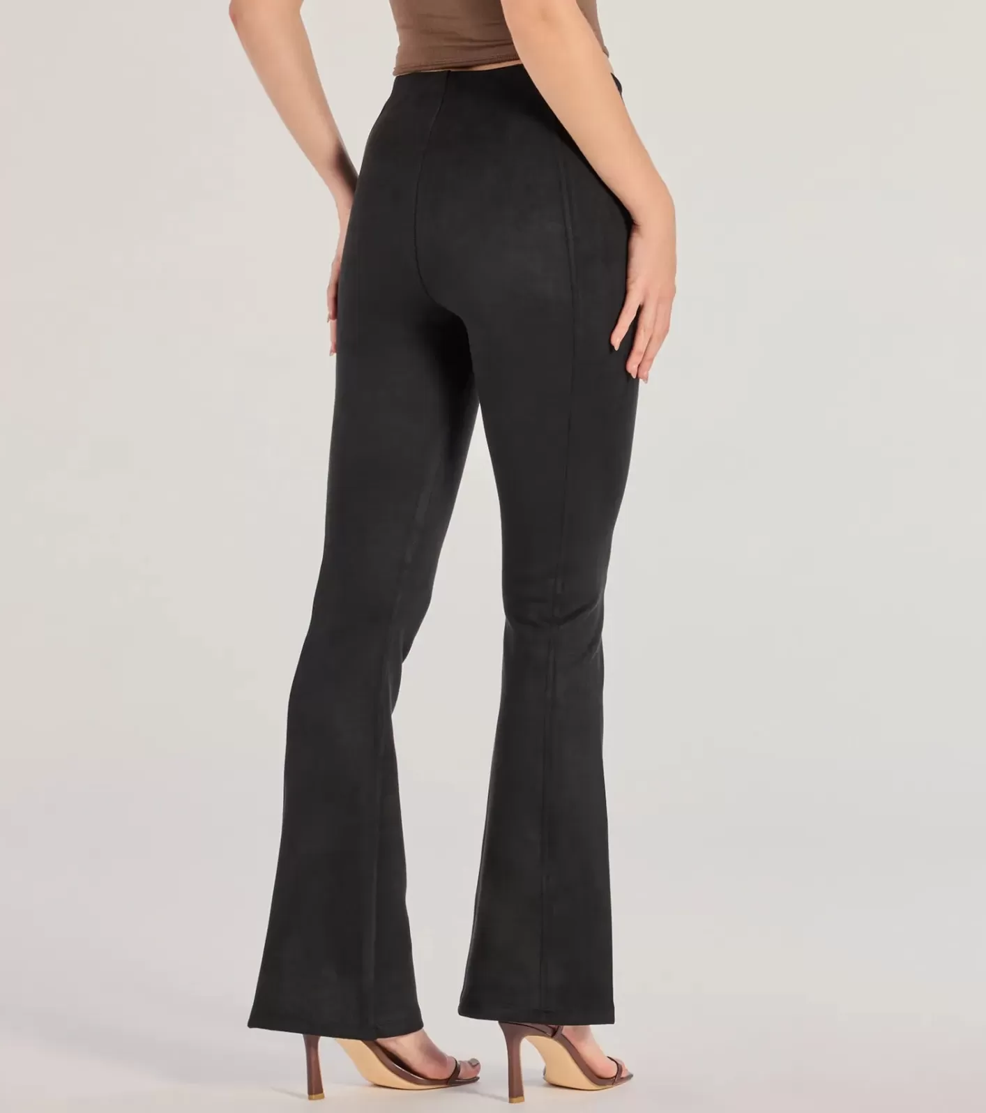 Windsor Bring The Drama Flared High-Waist Pants BLACK Best