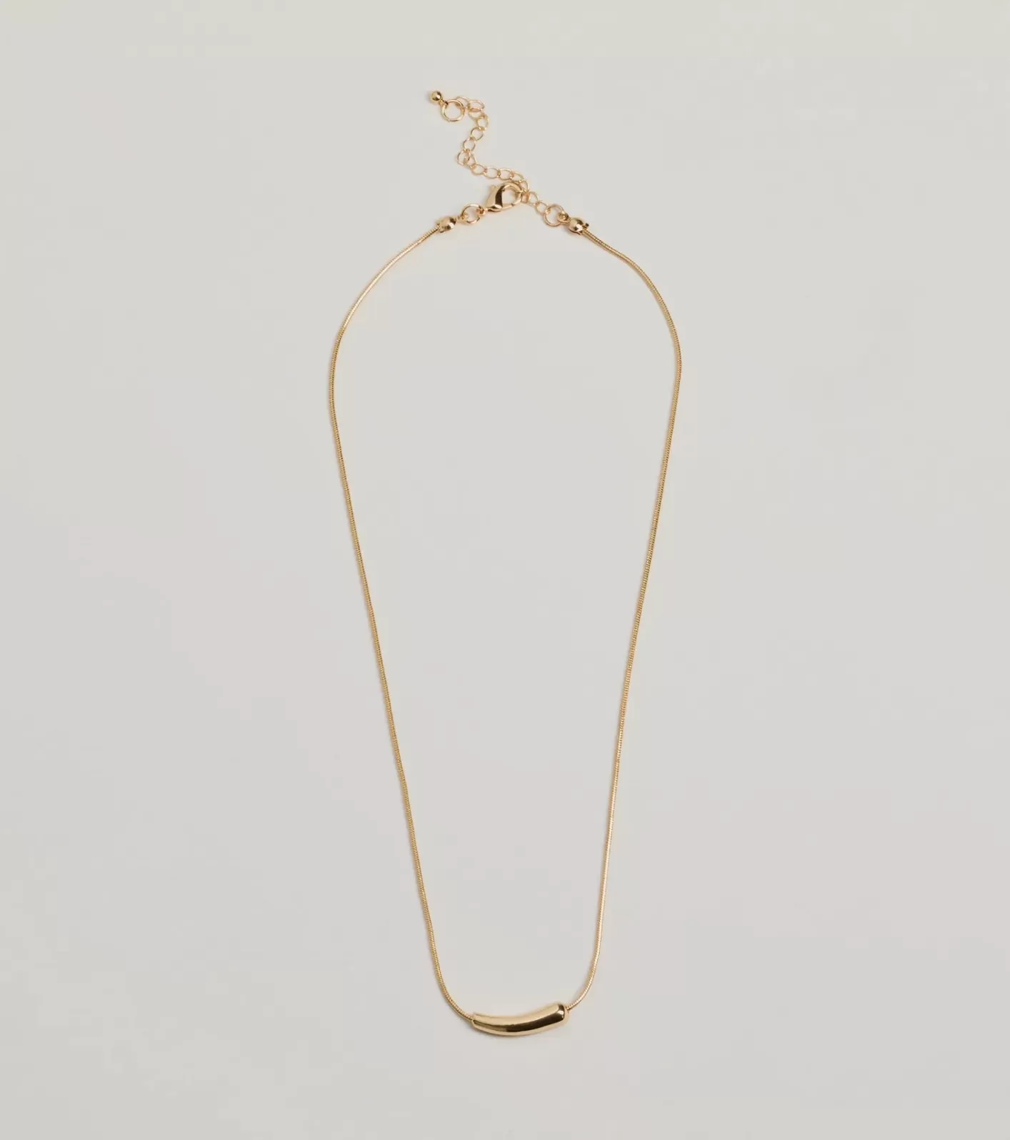 Windsor Dainty Luxe Bar Charm Necklace GOLD Discount