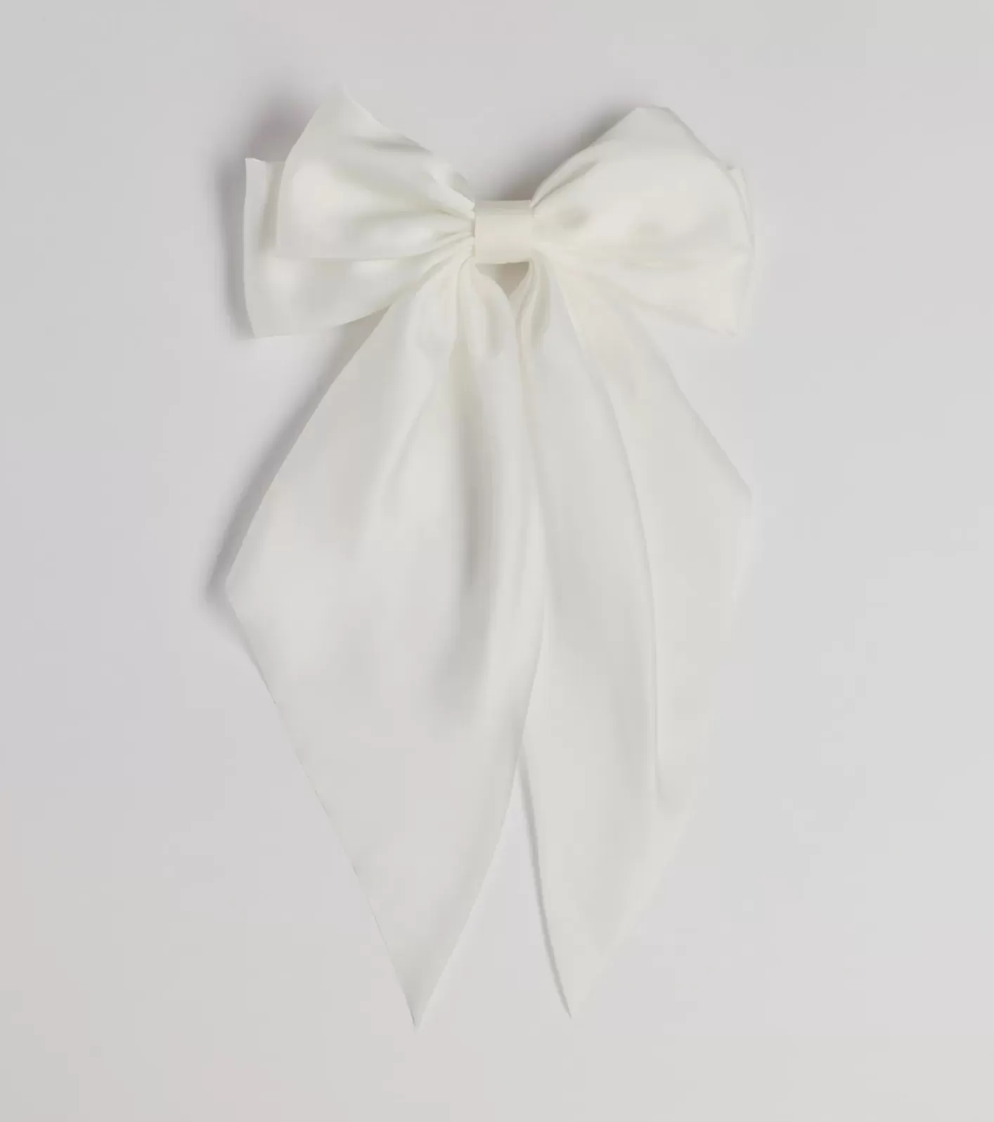 Windsor Delicate Glam Large Hair Bow IVORY New