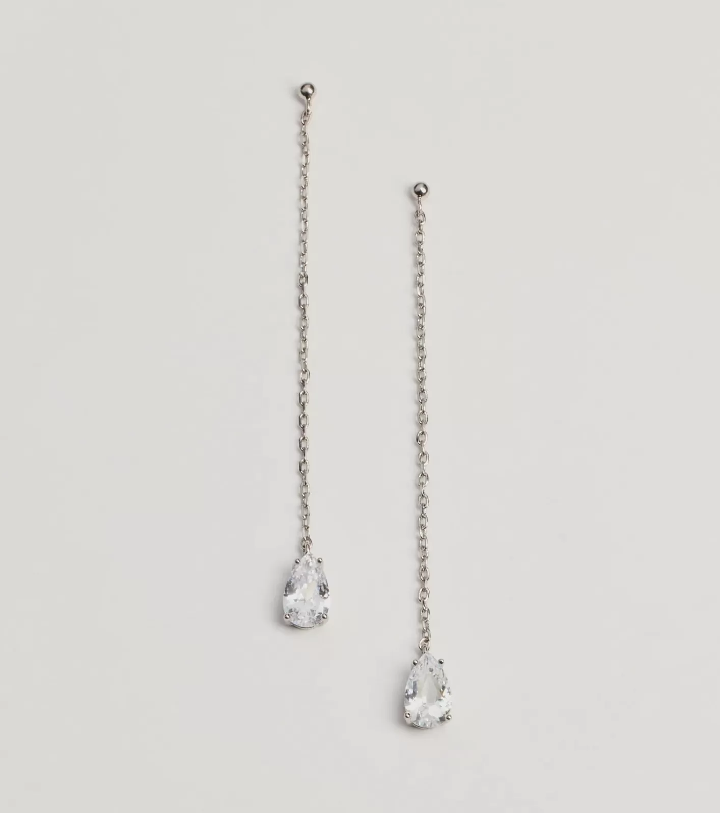 Windsor Everlasting Shine Rhinestone Linear Earrings SILVER Sale