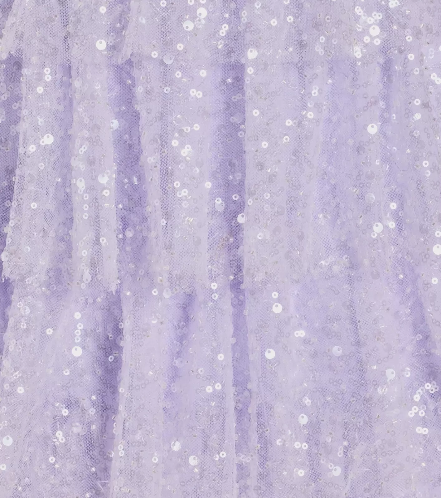 Windsor Jessica Corset Ruffled Sequin Tulle Party Dress LAVENDER Outlet