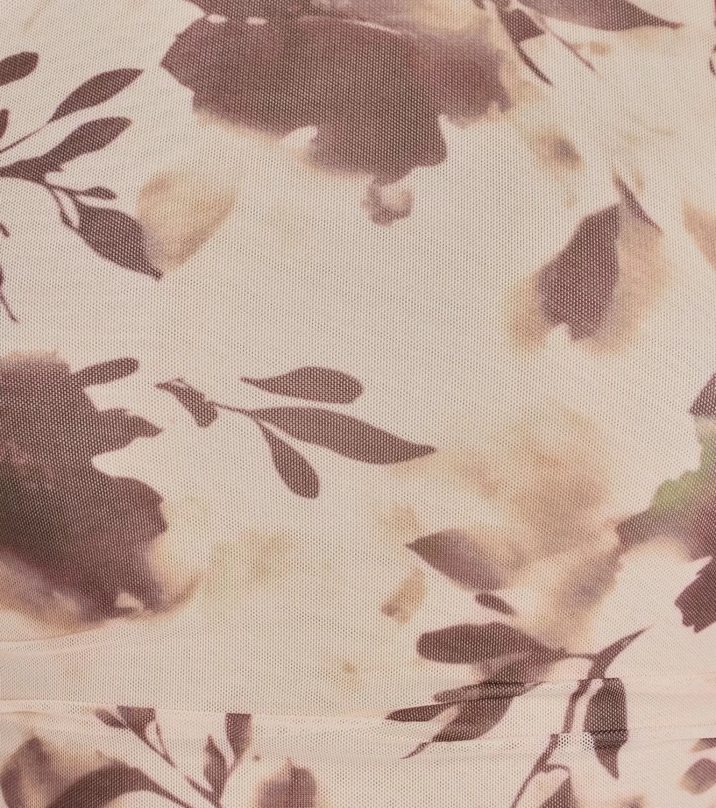 Windsor Leave An Impression Mock Neck Open Back Floral Midi Dress IVORY Cheap