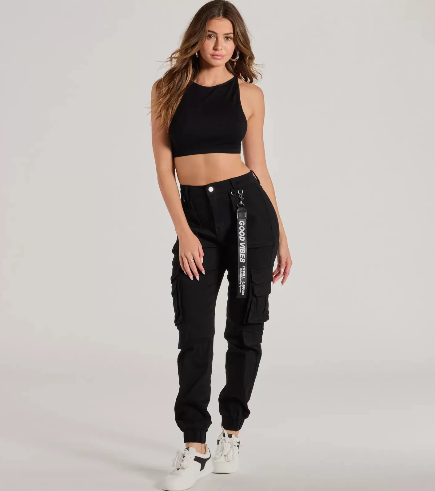 Windsor Major Cutie Cargo Joggers BLACK Shop