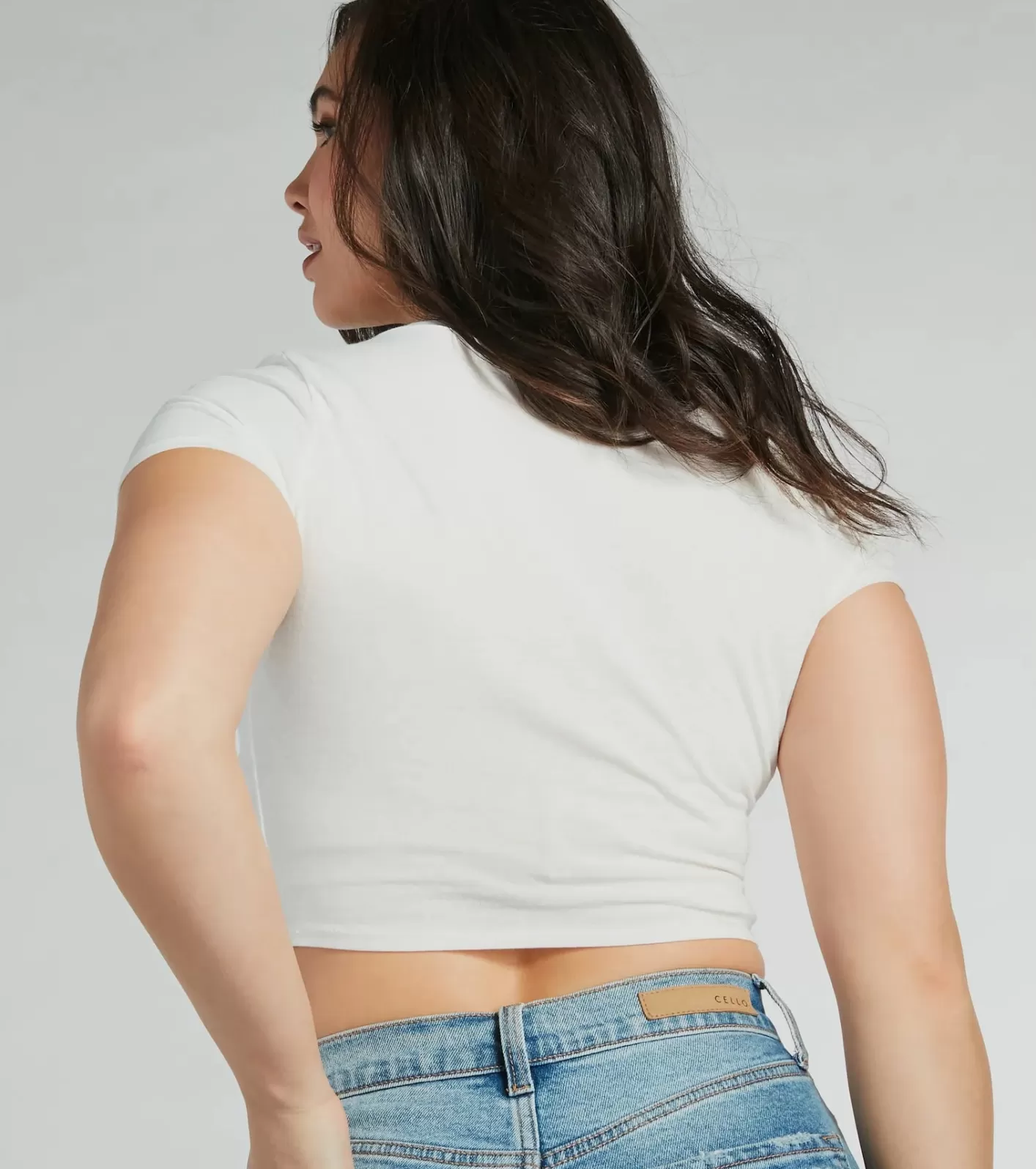Windsor OG Tequila Crop Graphic Tee WHITE Store