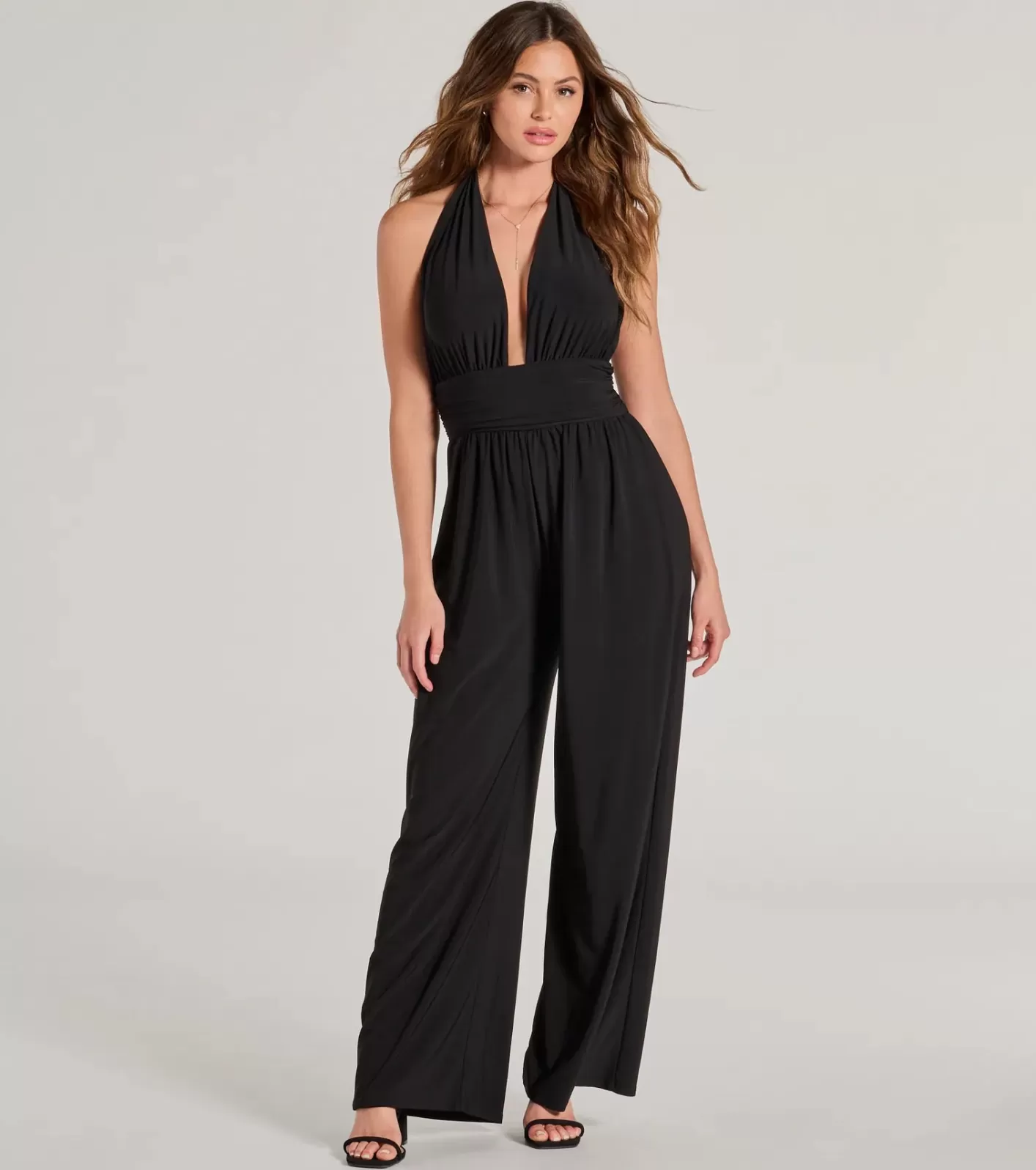 Windsor Raise The Bar Wide-Leg Jumpsuit BLACK Best