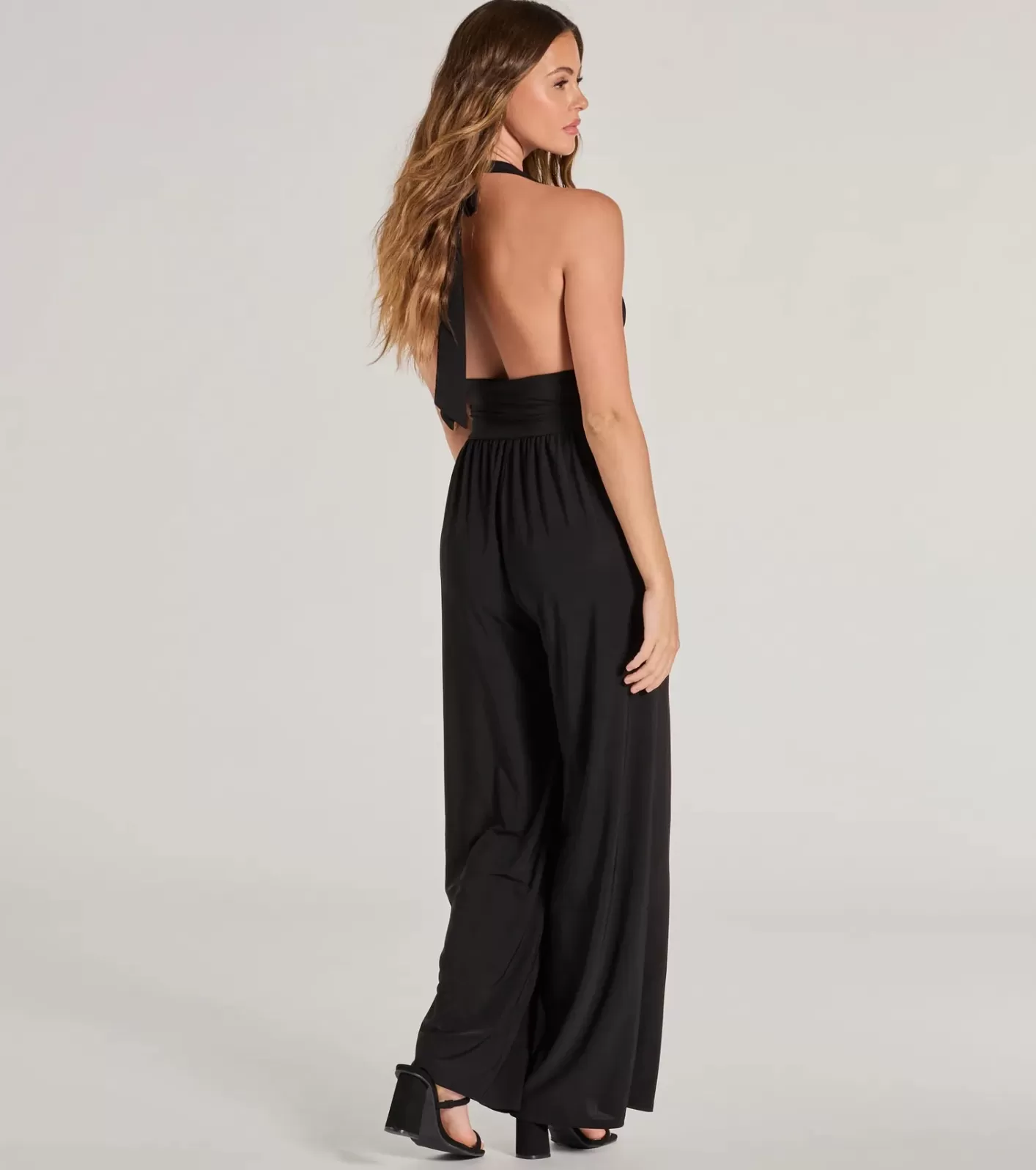 Windsor Raise The Bar Wide-Leg Jumpsuit BLACK Best