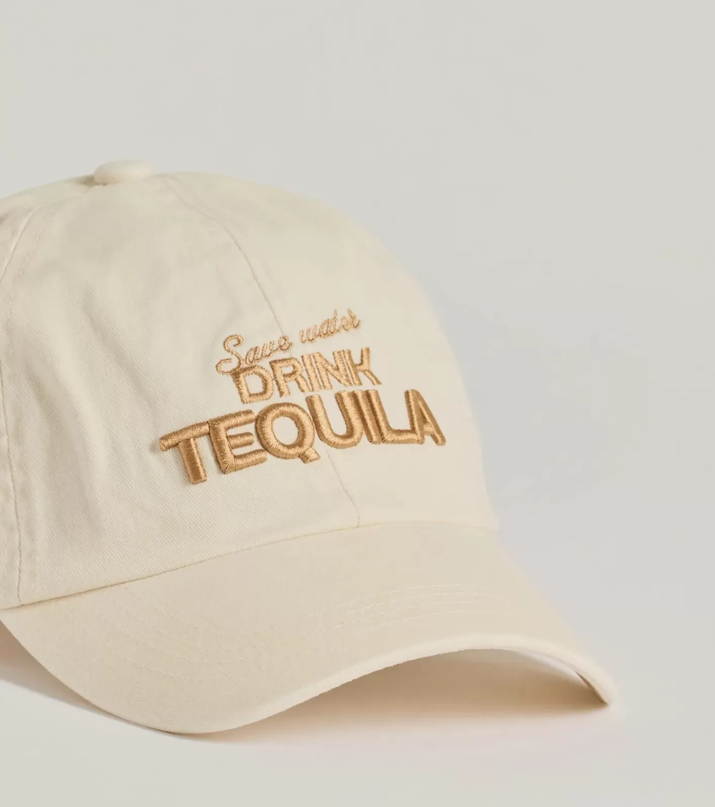 Windsor Save Water, Drink Tequila Baseball Cap BEIGE New