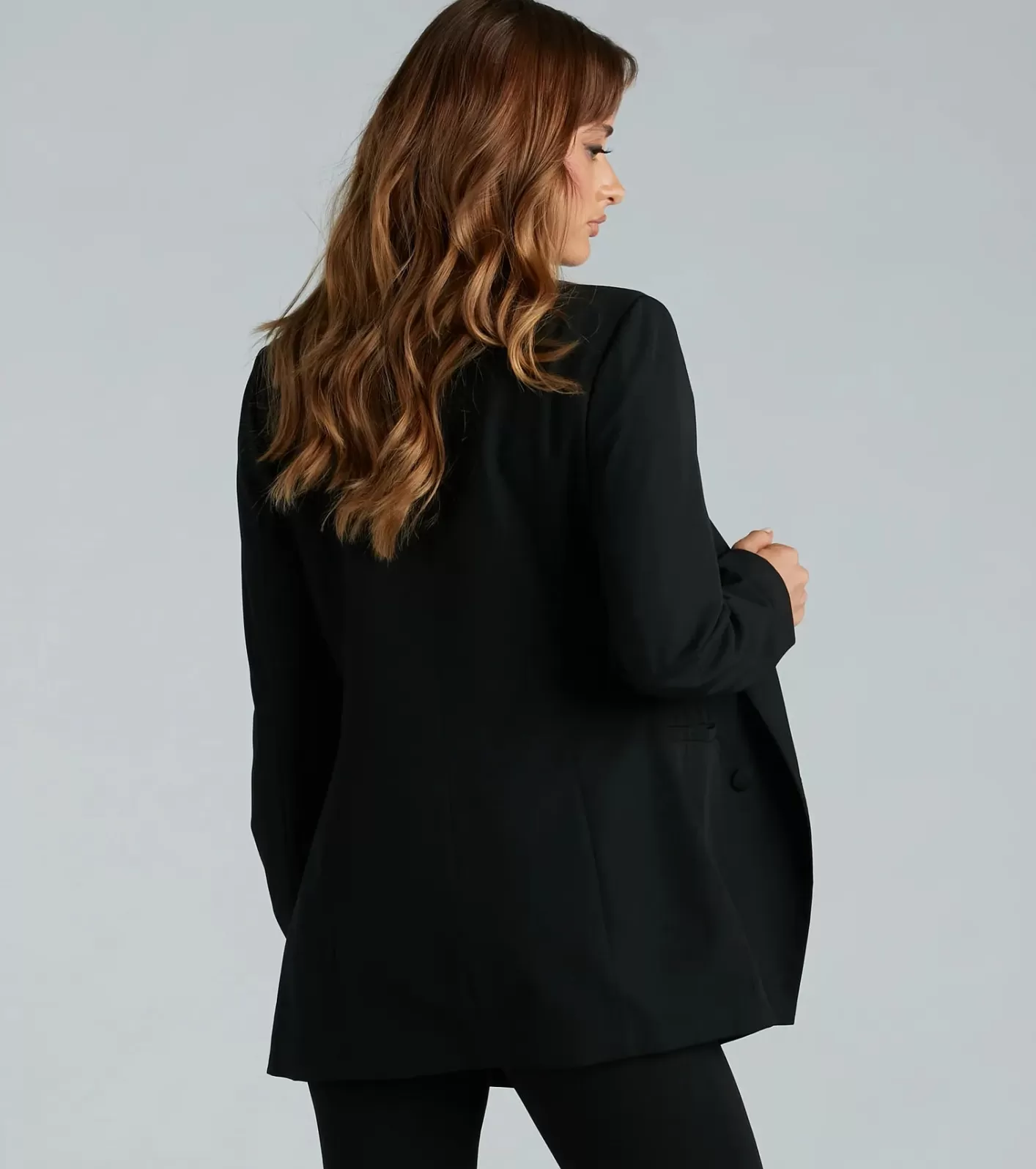 Windsor She Means Business Structured Blazer BLACK Flash Sale