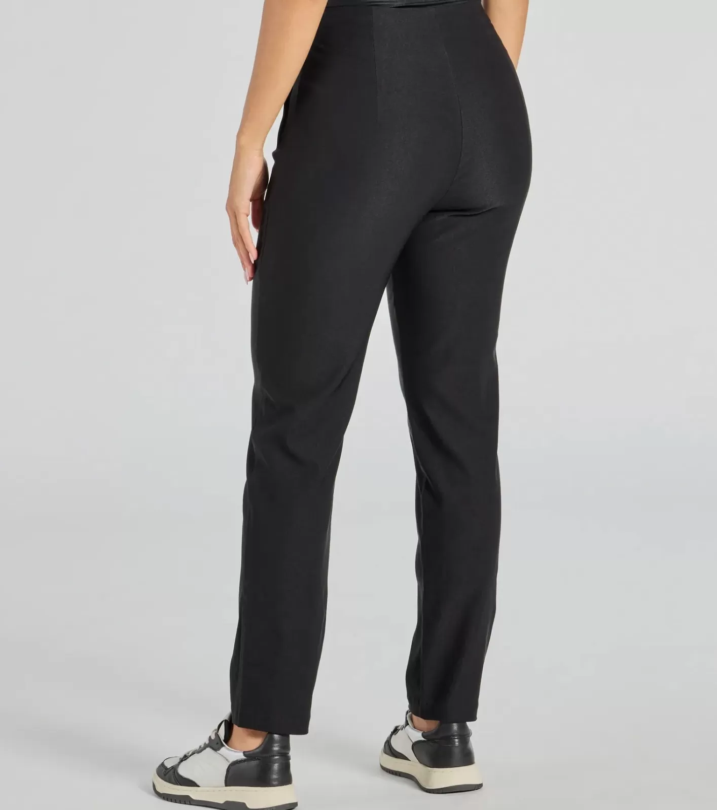 Windsor Simple Yet Chic Pintuck Trouser Pants BLACK Best