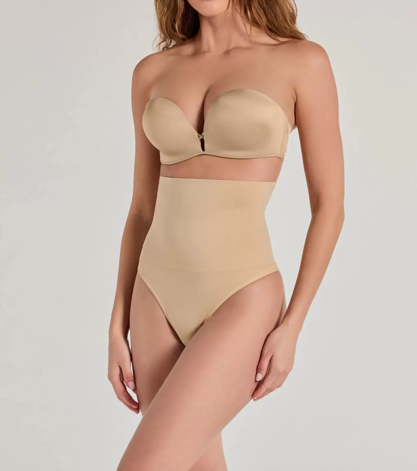 Windsor Smoothing High Waist Thong Shaper NUDE Cheap