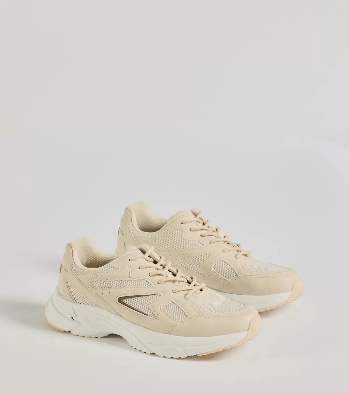 Windsor Sporty Trend Chunky Sneakers BEIGE Hot