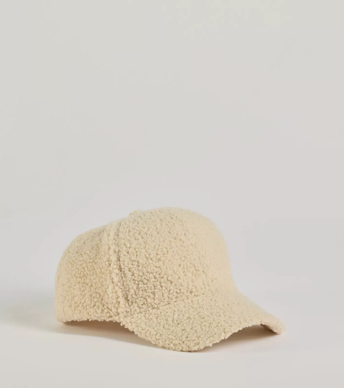Windsor Toasty Vibes Faux Sherpa Baseball Cap IVORY Hot