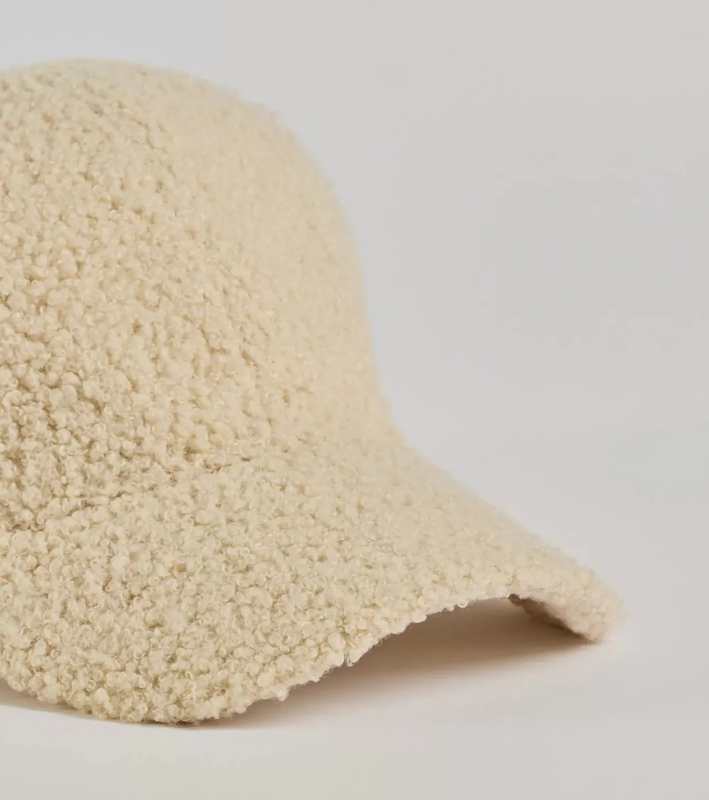 Windsor Toasty Vibes Faux Sherpa Baseball Cap IVORY Hot
