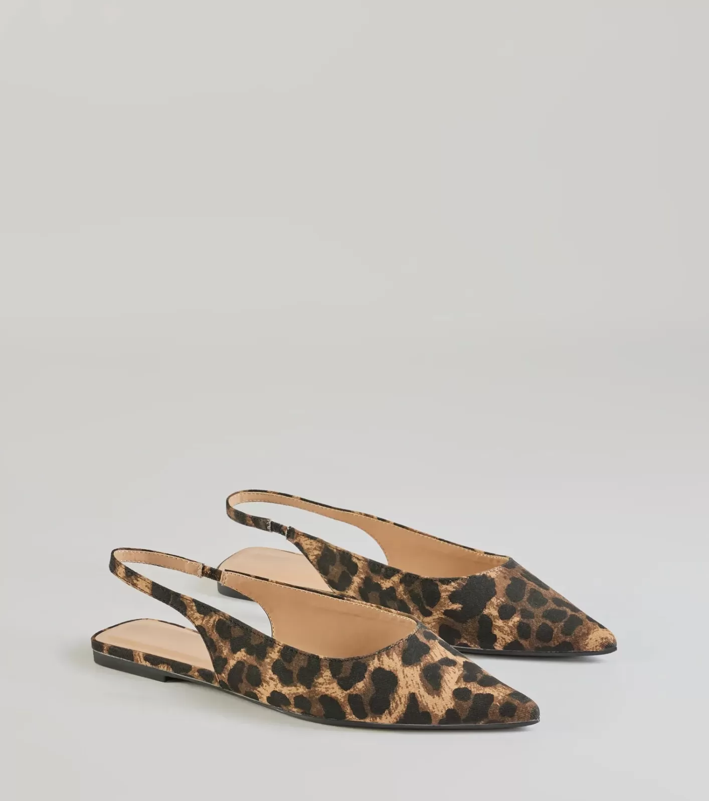Windsor Untamed Chic Print Pointy Flats LEOPARD Shop