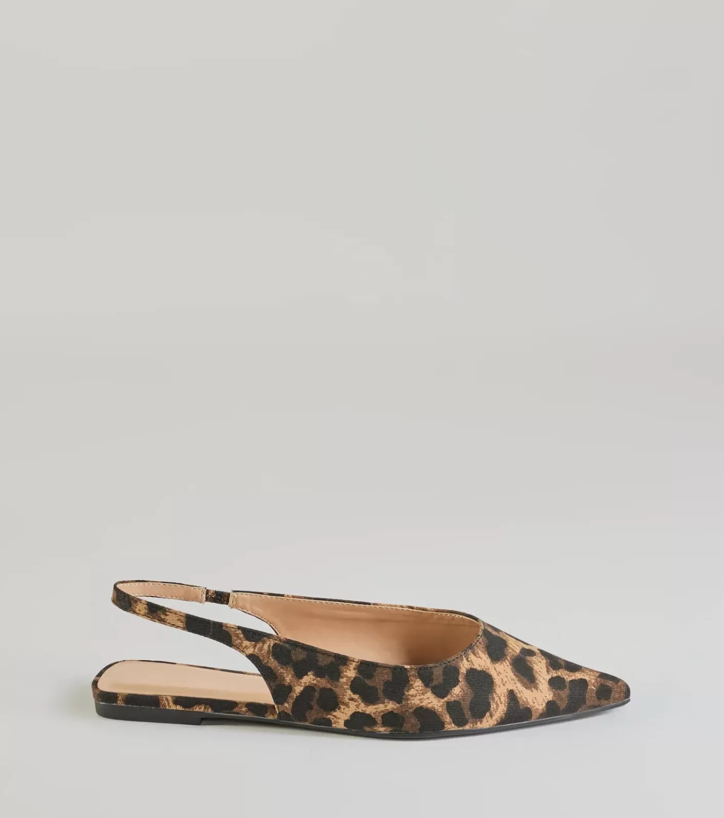 Windsor Untamed Chic Print Pointy Flats LEOPARD Shop