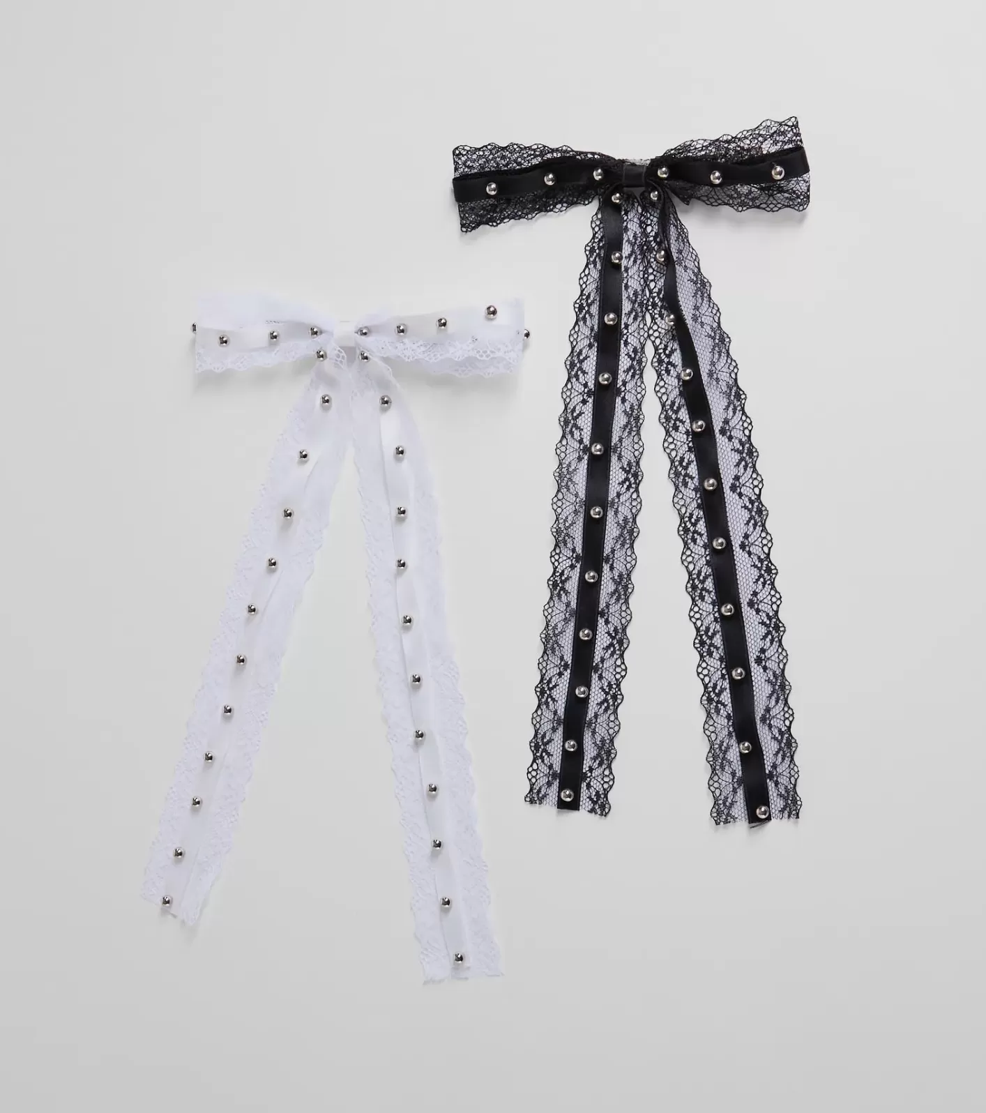 Windsor Vintage Charm Two-Pack Lace Hair Bow Barrette Set MULTI Flash Sale